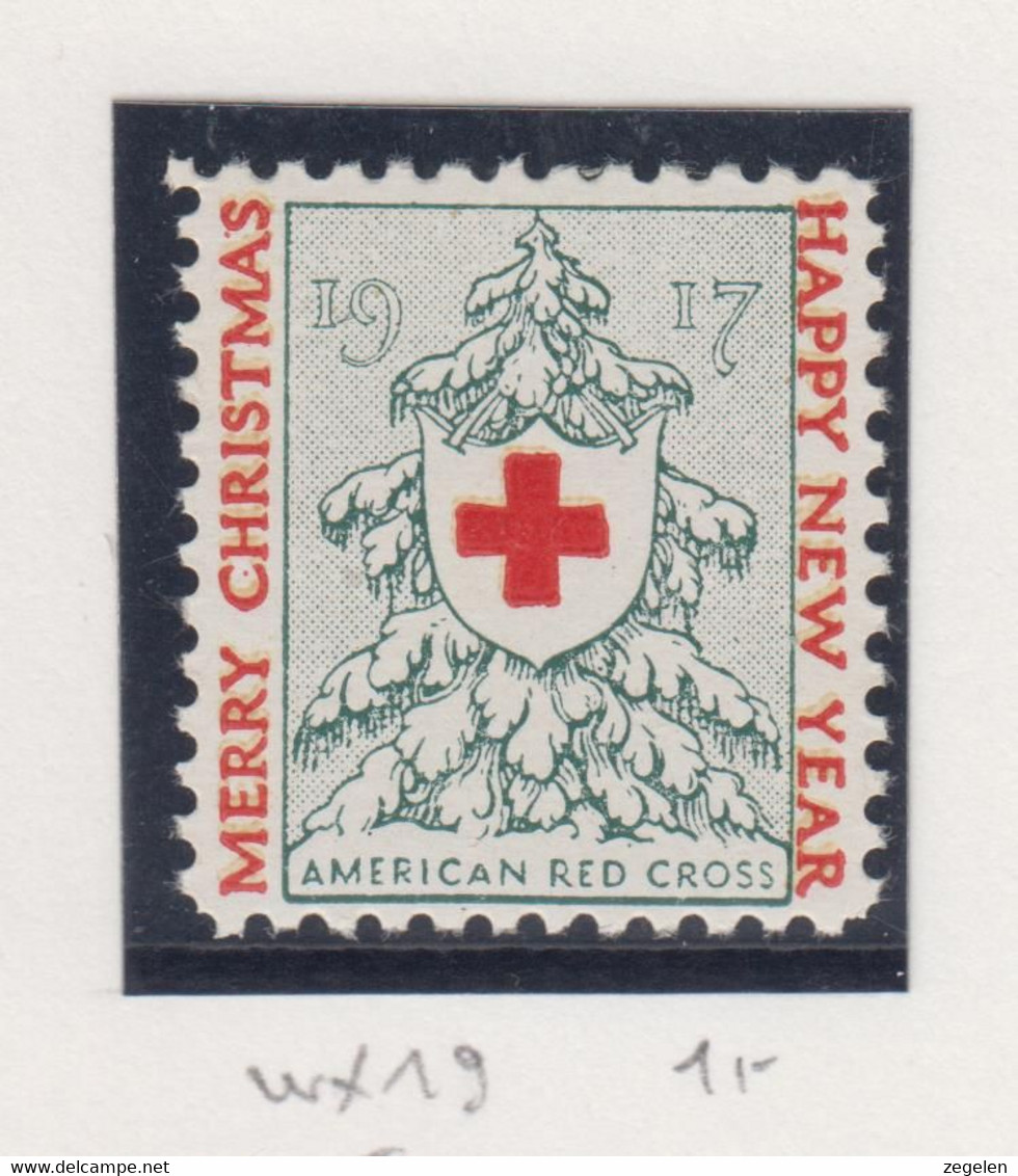 Verenigde Staten Kerstvignet Scott-cat. Jaar 1917 CS11 WX19 Tanding 12x12 - Ohne Zuordnung