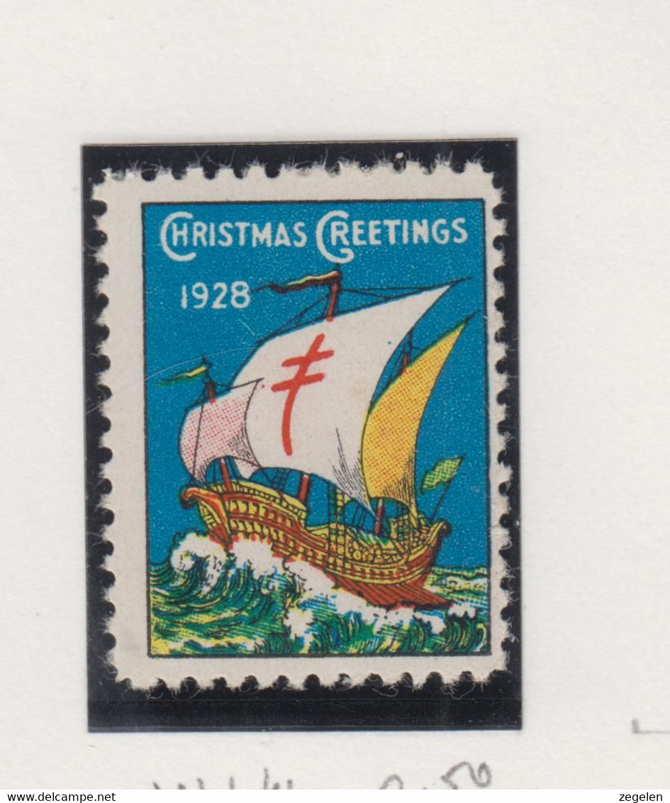 Verenigde Staten Kerstvignet Scott-cat. Jaar 1928 CS22 WX44 - Non Classés