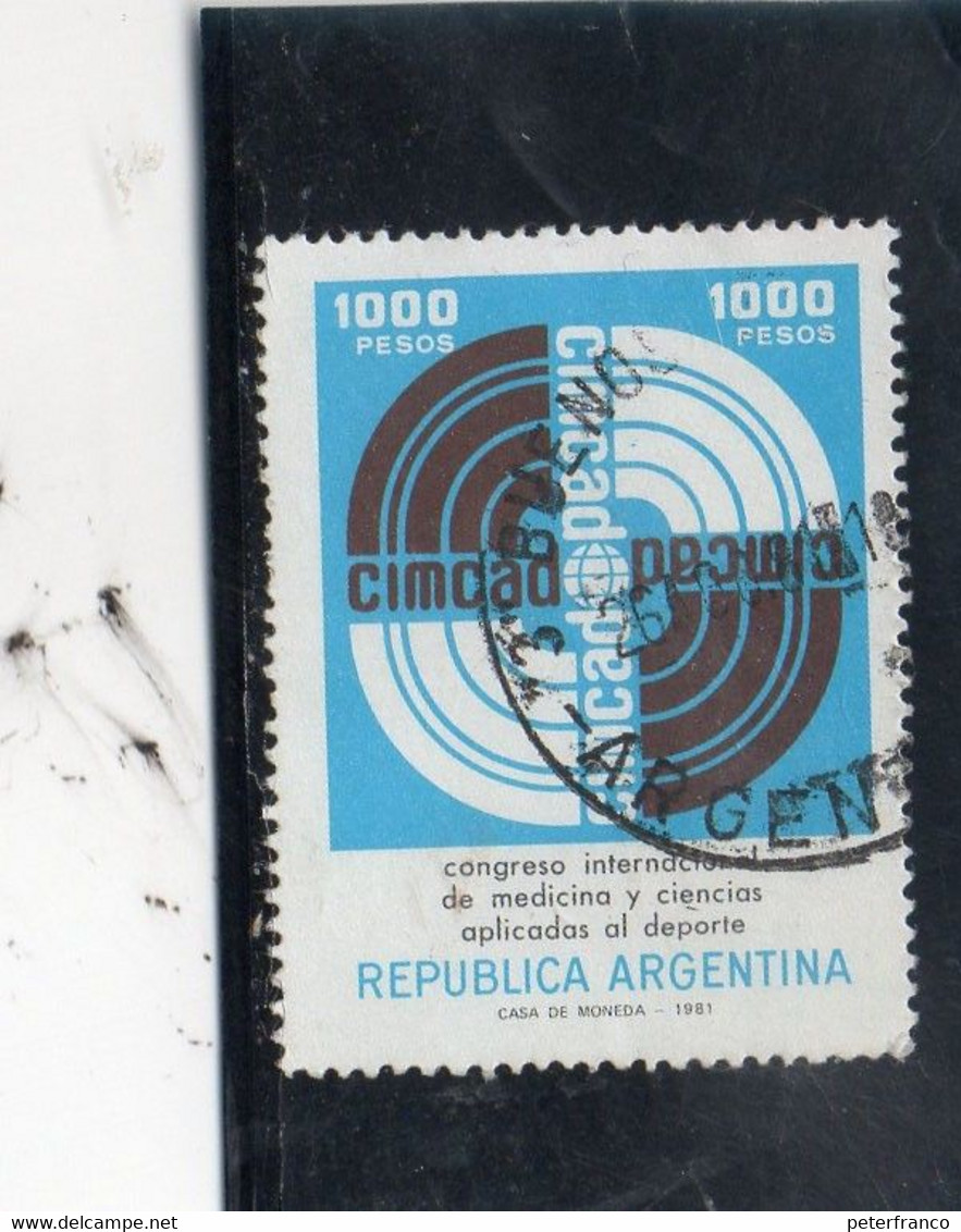 MEN - 1981 Argentina - Congresso CIMCAD - Used Stamps
