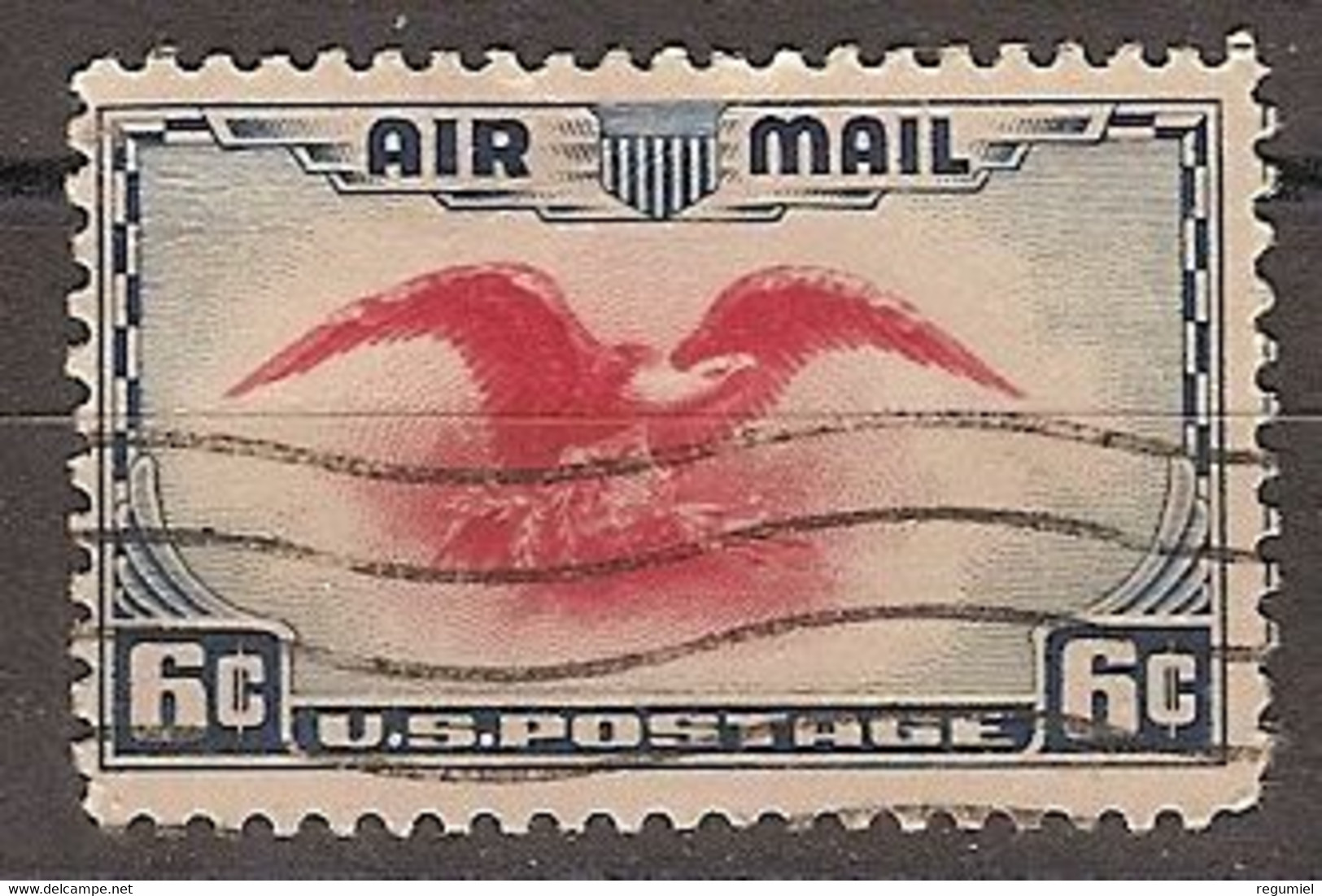 Estados Unidos Aereo U 024 (o) Usado. 1938 - 1a. 1918-1940 Used