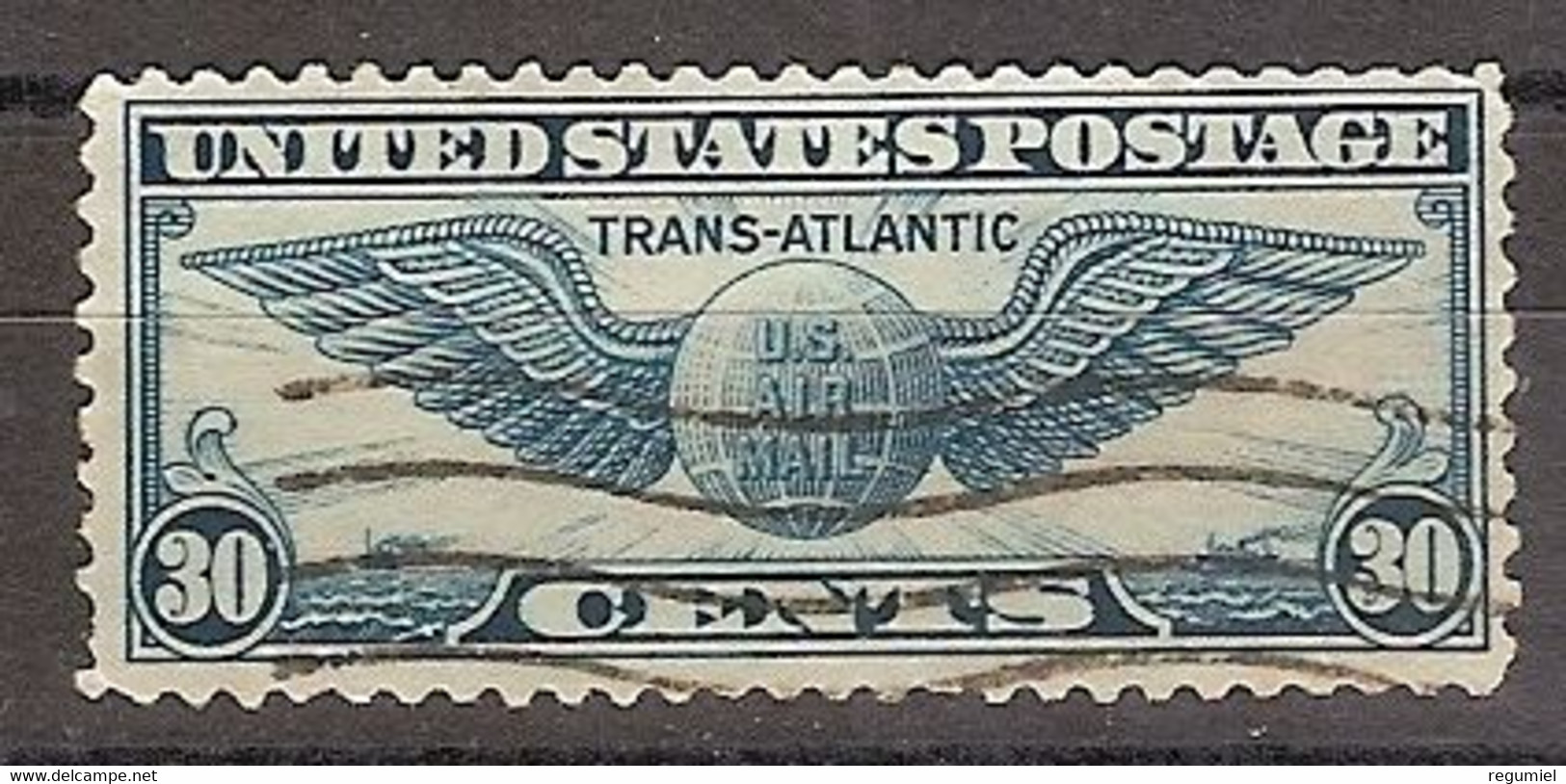 Estados Unidos Aereo U 025 (o) Usado. 1939 - 1a. 1918-1940 Used