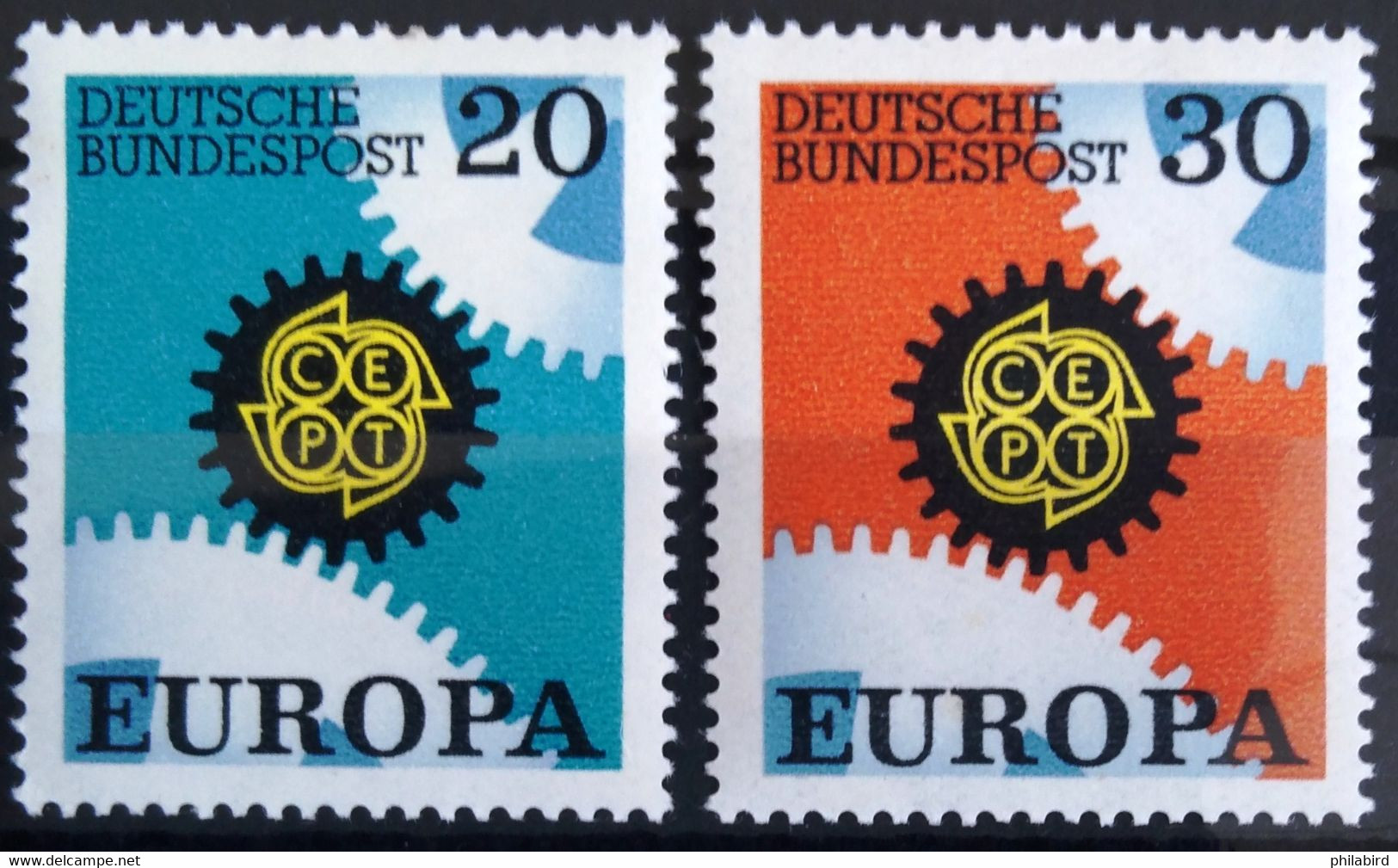 EUROPA 1967 - ALLEMAGNE                    N° 398/399                        NEUF** - 1967