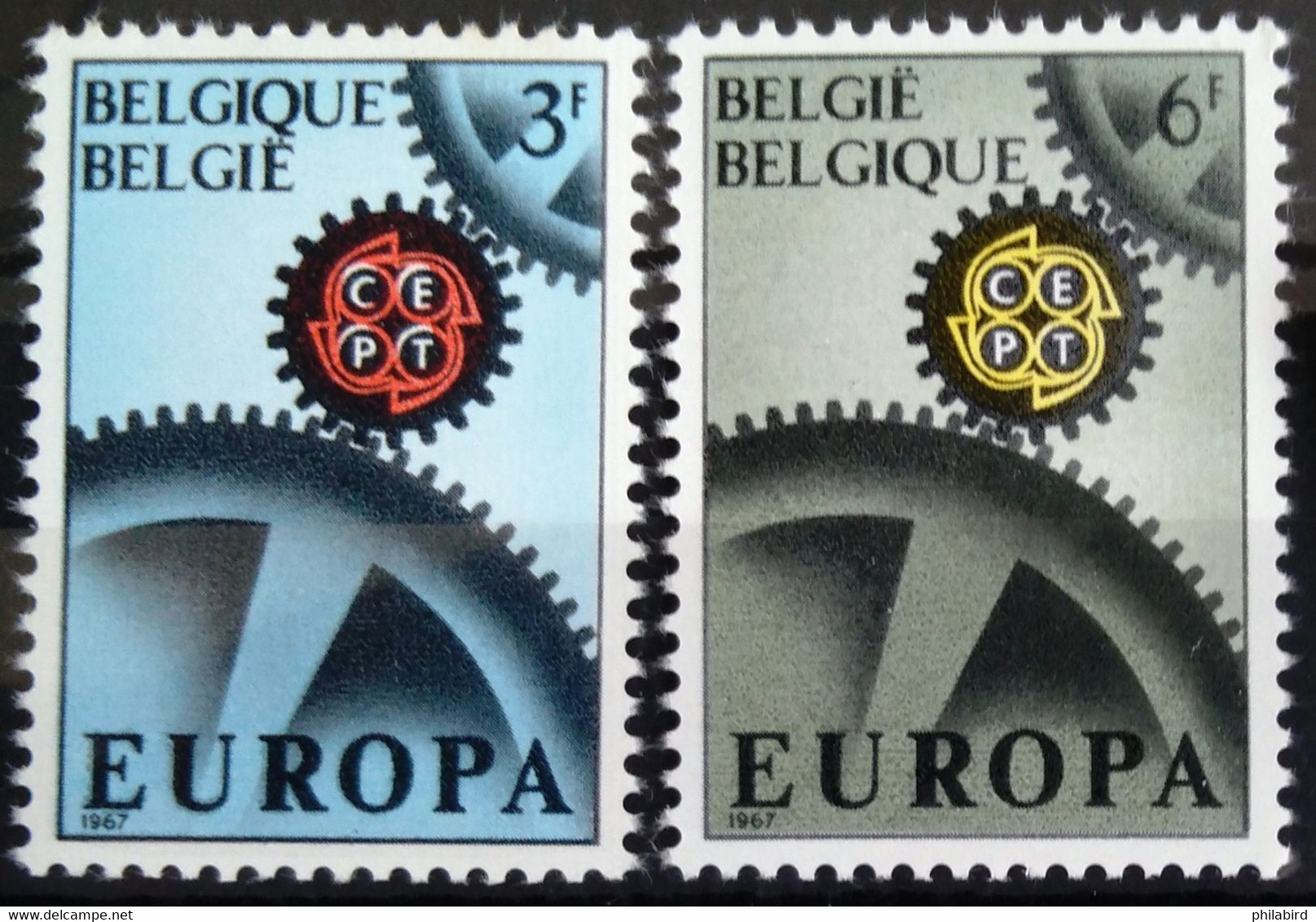 EUROPA 1967 - BELGIQUE                    N° 1415/1416                        NEUF** - 1967