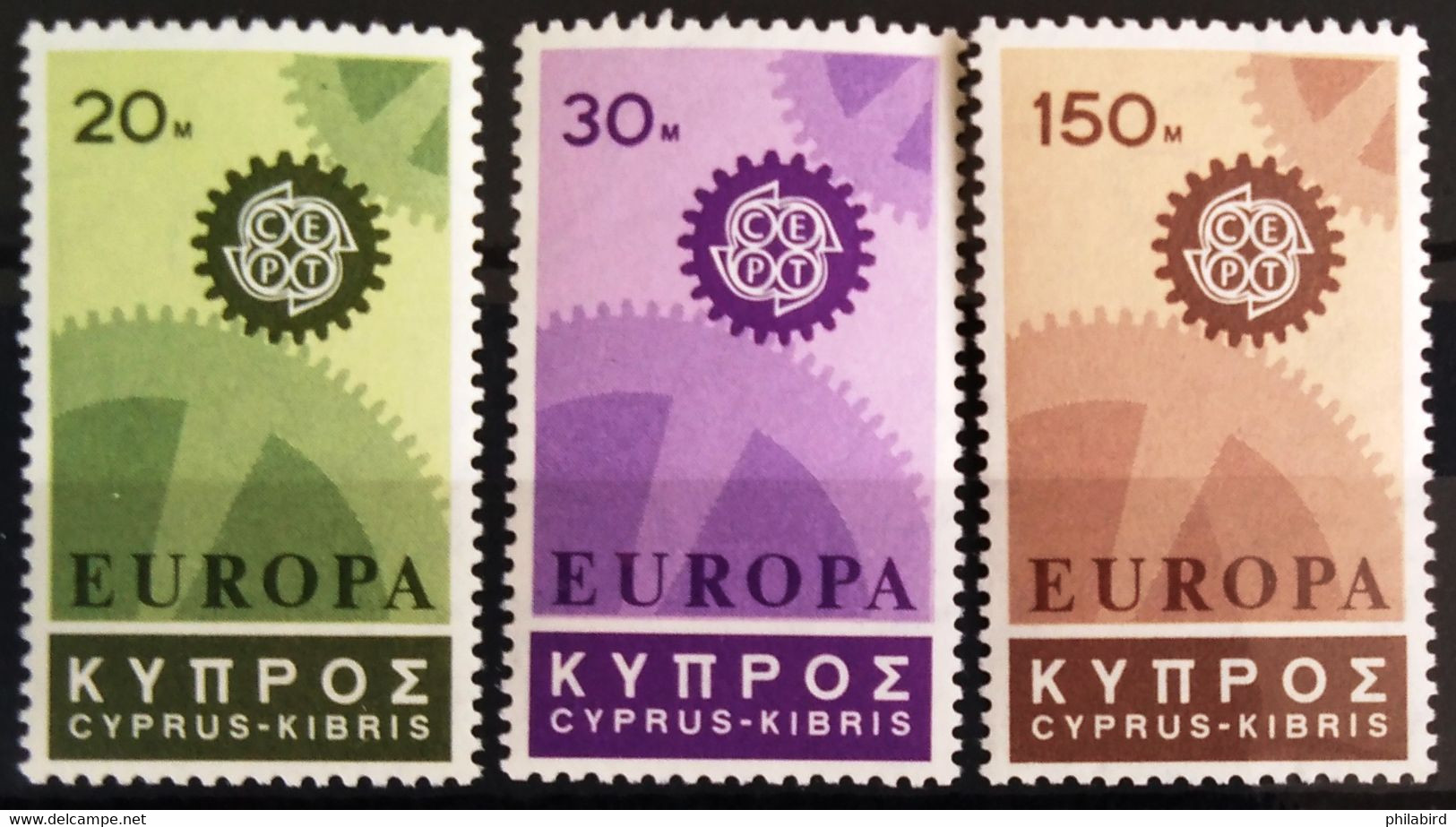 EUROPA 1967 - CHYPRE                    N° 284/286                        NEUF** - 1967
