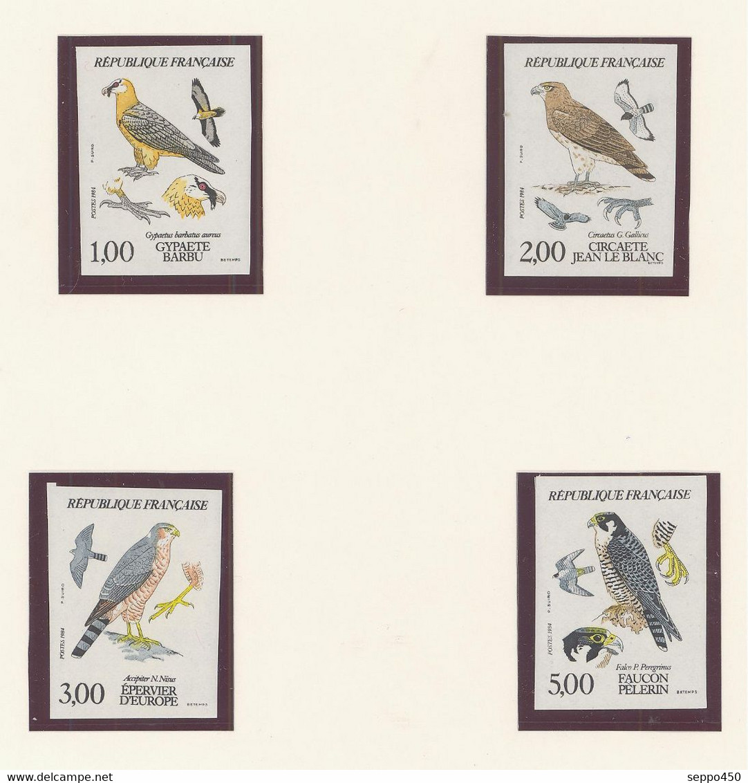 SERIE FAUNE ET FLORE DE 1984, NON DENTELE, NEUFS**, COTE YT: 120€ STAMPS BRIEFMARKEN. - Non Classificati