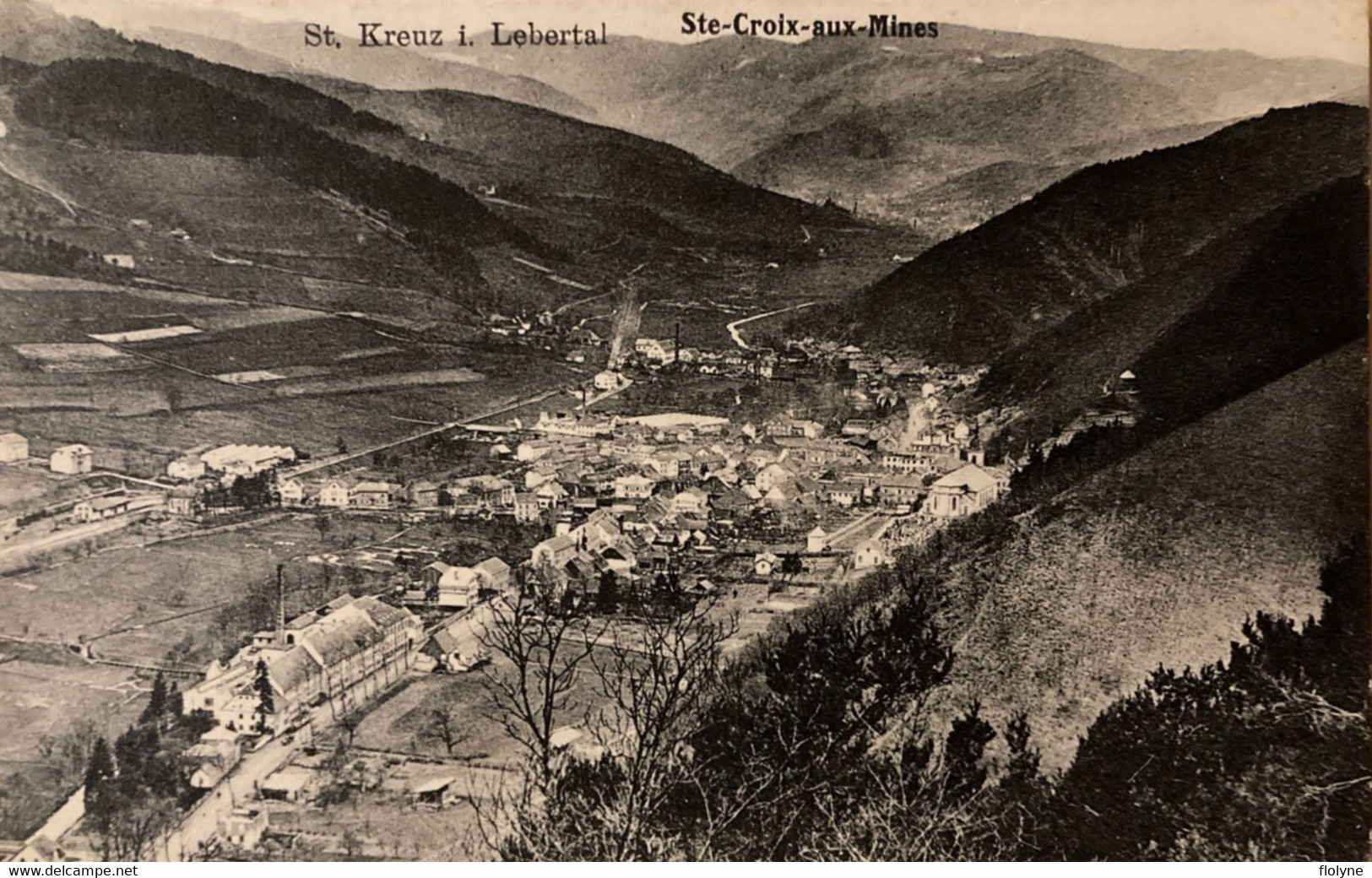 Ste Croix Aux Mines - St Kreuz I Lebertal - Panorama Et Vue Générale Du Village - Sainte-Croix-aux-Mines