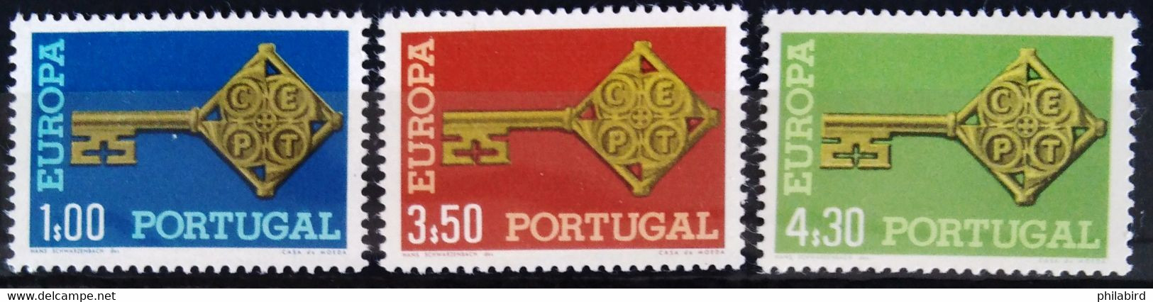 EUROPA 1968 - PORTUGAL                  N° 1032/1034                       NEUF** - 1968