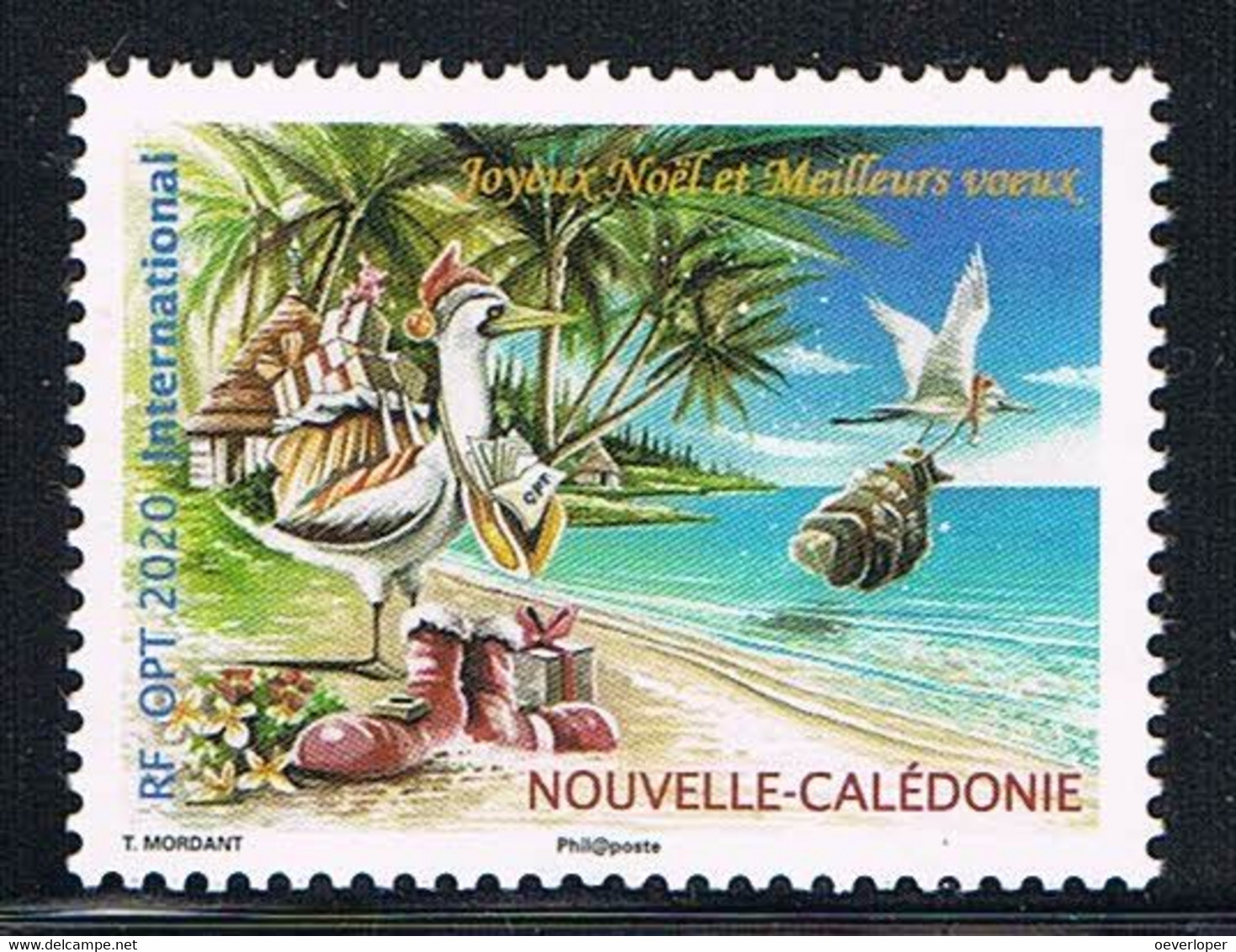 New Caledonia 2020 Bird Christmas MNH - Unused Stamps