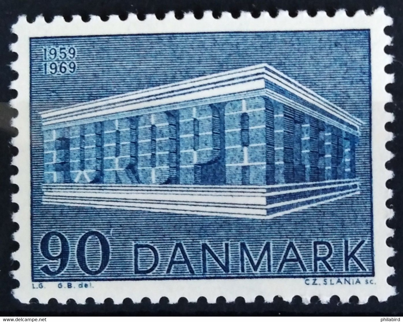 EUROPA 1968 - DANEMARK                 N° 490                       NEUF** - 1969