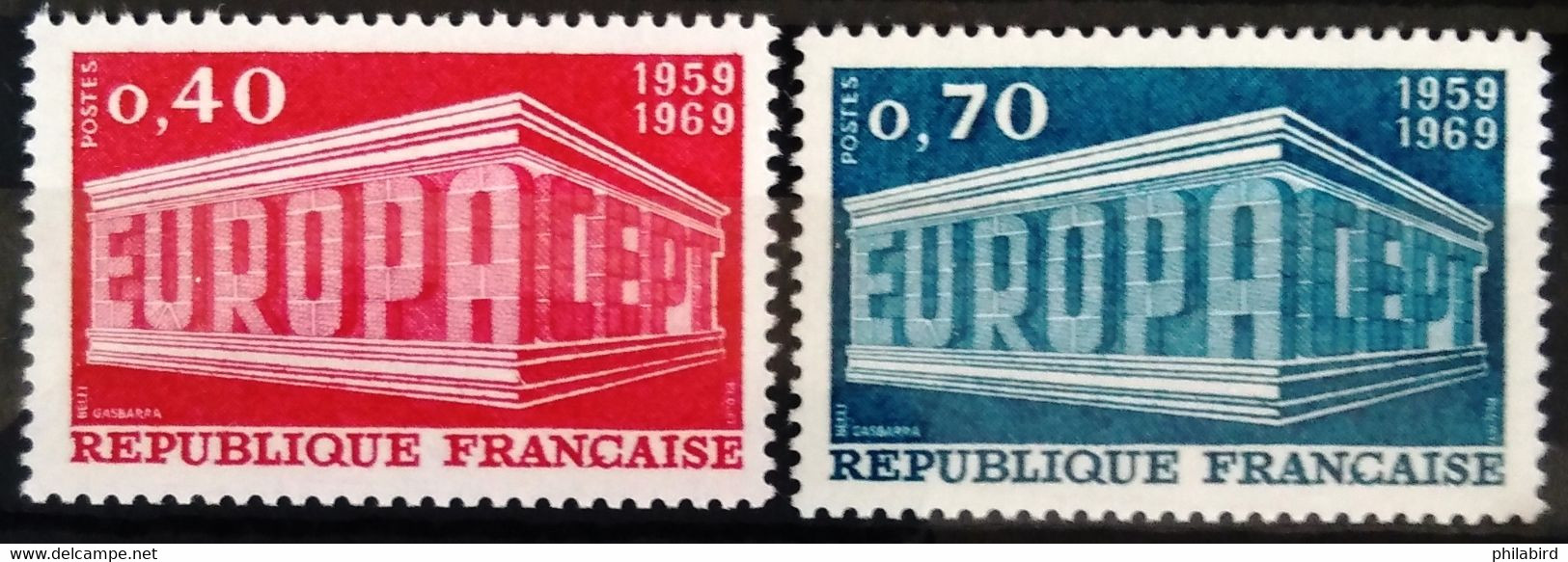 EUROPA 1968 - FRANCE                 N° 1598/1599                       NEUF** - 1969