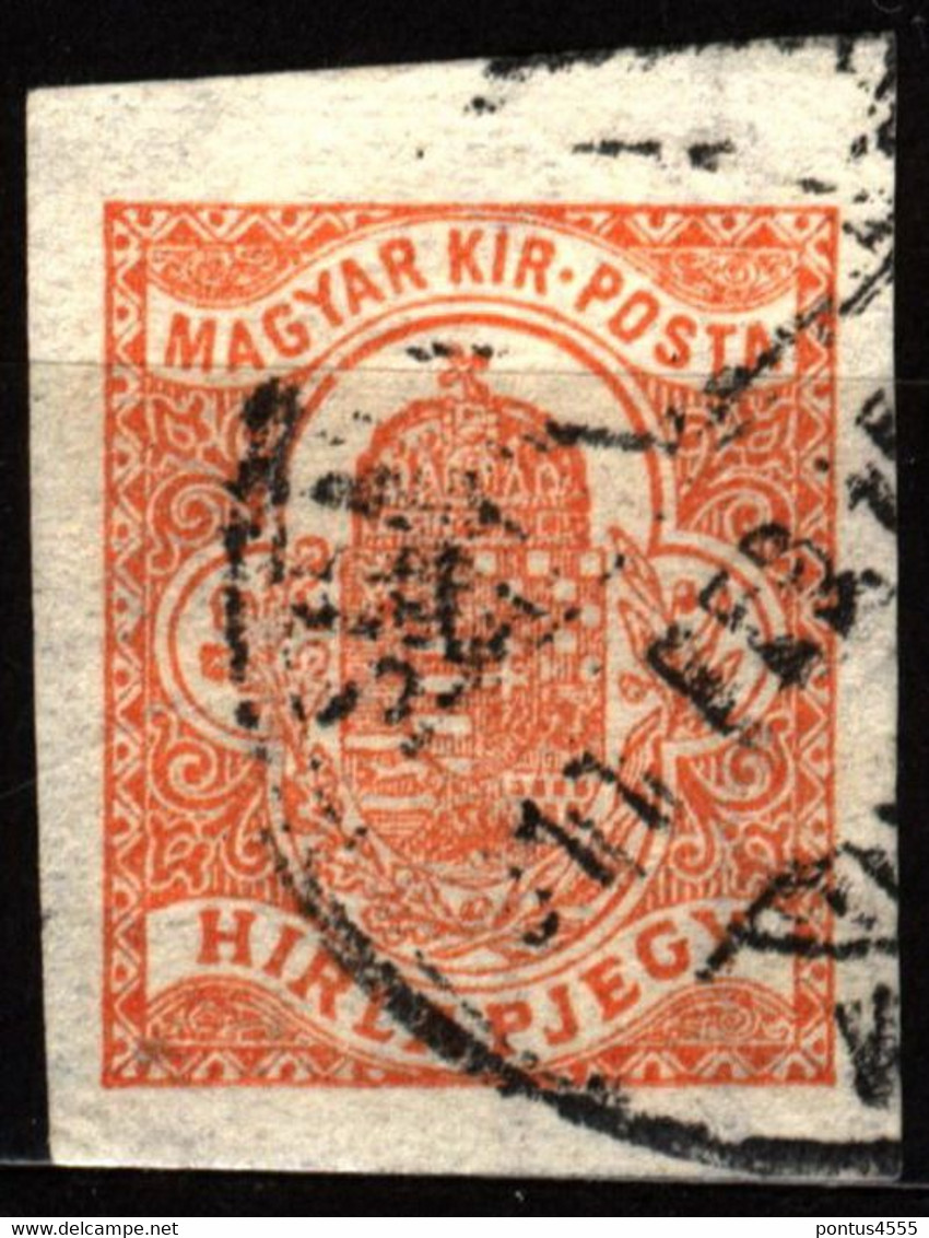 Hungary 1908 Mi 108x Newspaper Stamp - Kranten