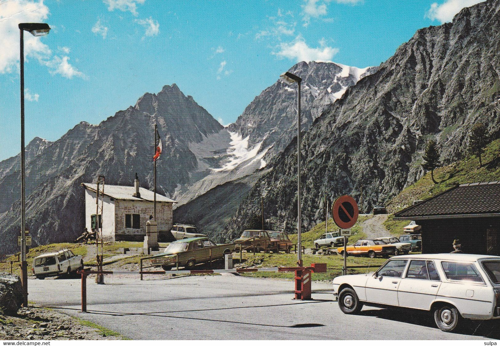 Oesterr- Ital. Staatsgrenze Am Stallersattel, Gefereggental, Viele PKW - Defereggental