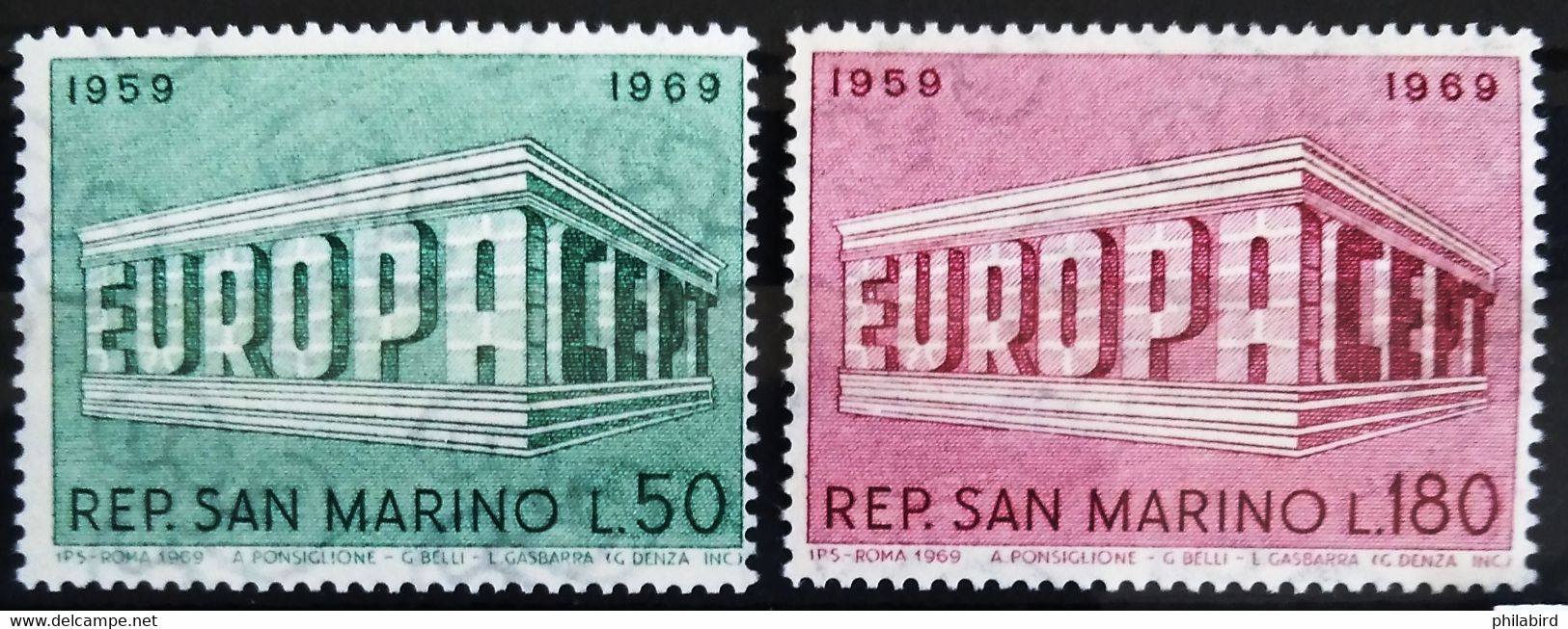 EUROPA 1968 - SAINT MARIN                 N° 732/733                      NEUF** - 1969