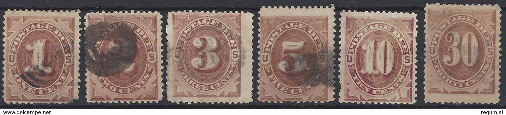 Estados Unidos Tasas U 01/6 (o) Usado. 1879 - Express & Einschreiben