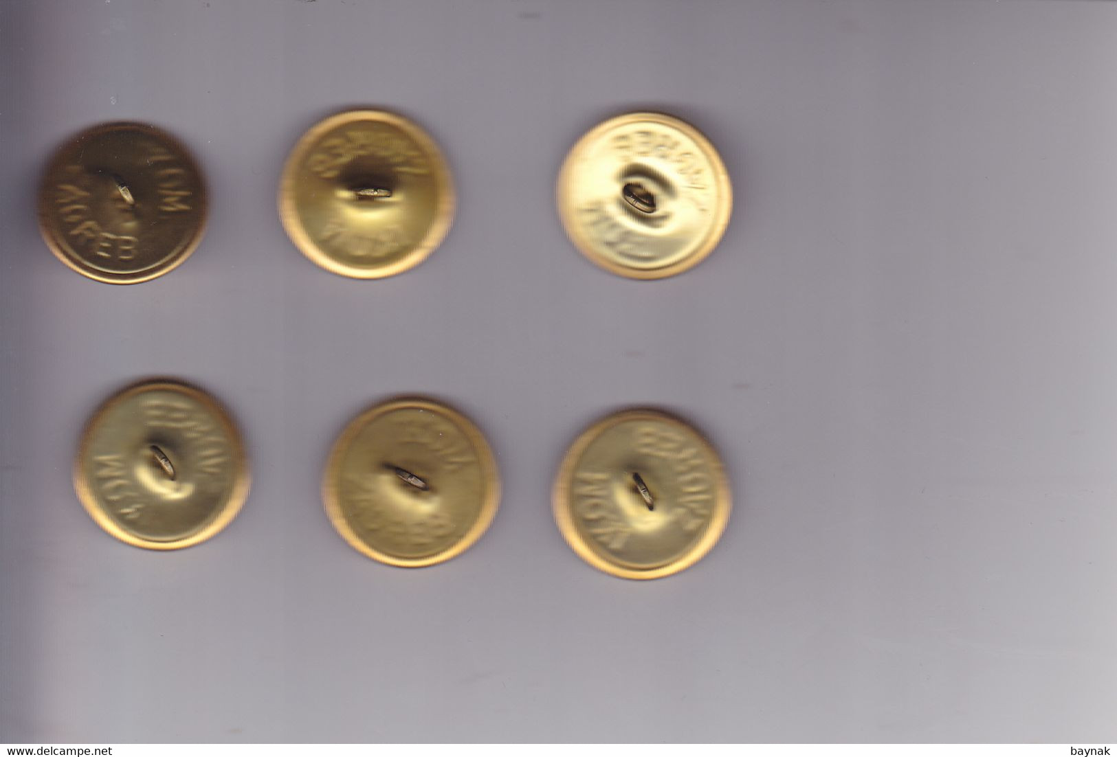 CROATIA ARMY  --   CRO ARMY  --   LOT  6 X BUTTON    --   GROSSE - Boutons