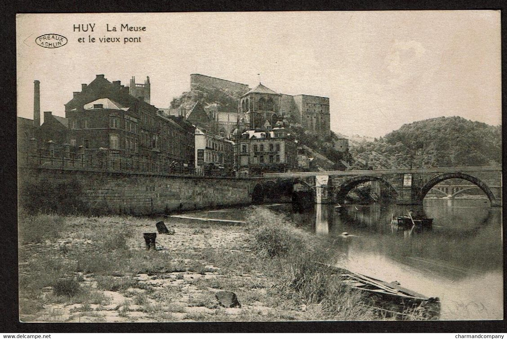 Huy - La Meuse Et Le Vieux Pont - Circulée - Edit. Préaux à Ghlin - Voir Scans - Huy