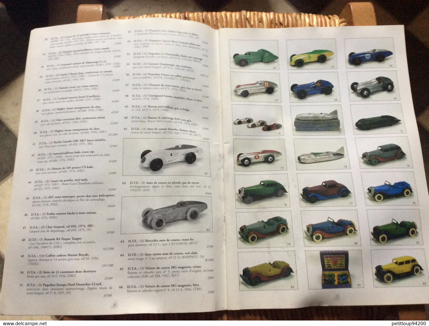 CATALOGUE GALERIE DE CHARTRES  Automobiles 1/43e  * DINKY TOYS  *SOLIDO  *NOREV  *C.I.J  *C.I.J. EUROPARC  *J.R.D. Etc..