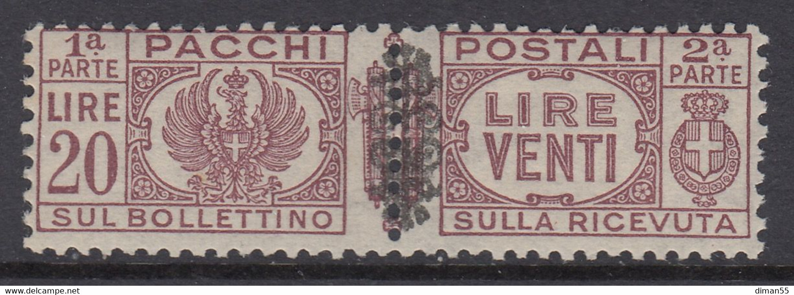 ITALY - LUOGOTENENZA - VALORE CHIAVE - PACCHI N.59 - GOMMA INTEGRA - POSTFRISCH - MNH** - Cv 175 Euro - Postpaketten