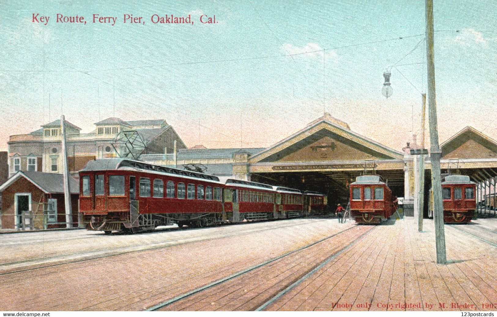 Key Route, Ferry Pier, Oakland - California - RARE! - Oakland