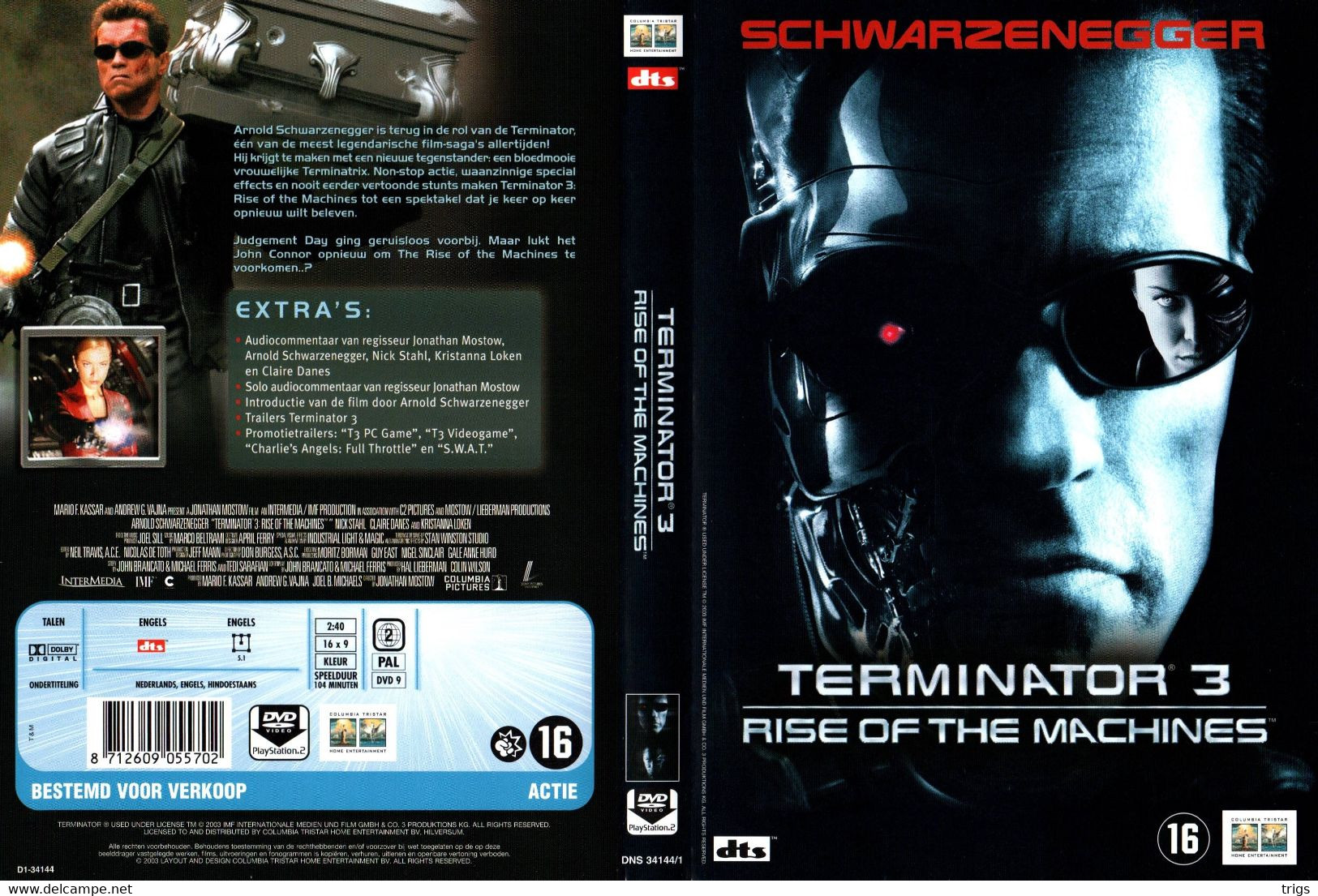 DVD - Terminator 3: Rise Of The Machines - Sciences-Fictions Et Fantaisie