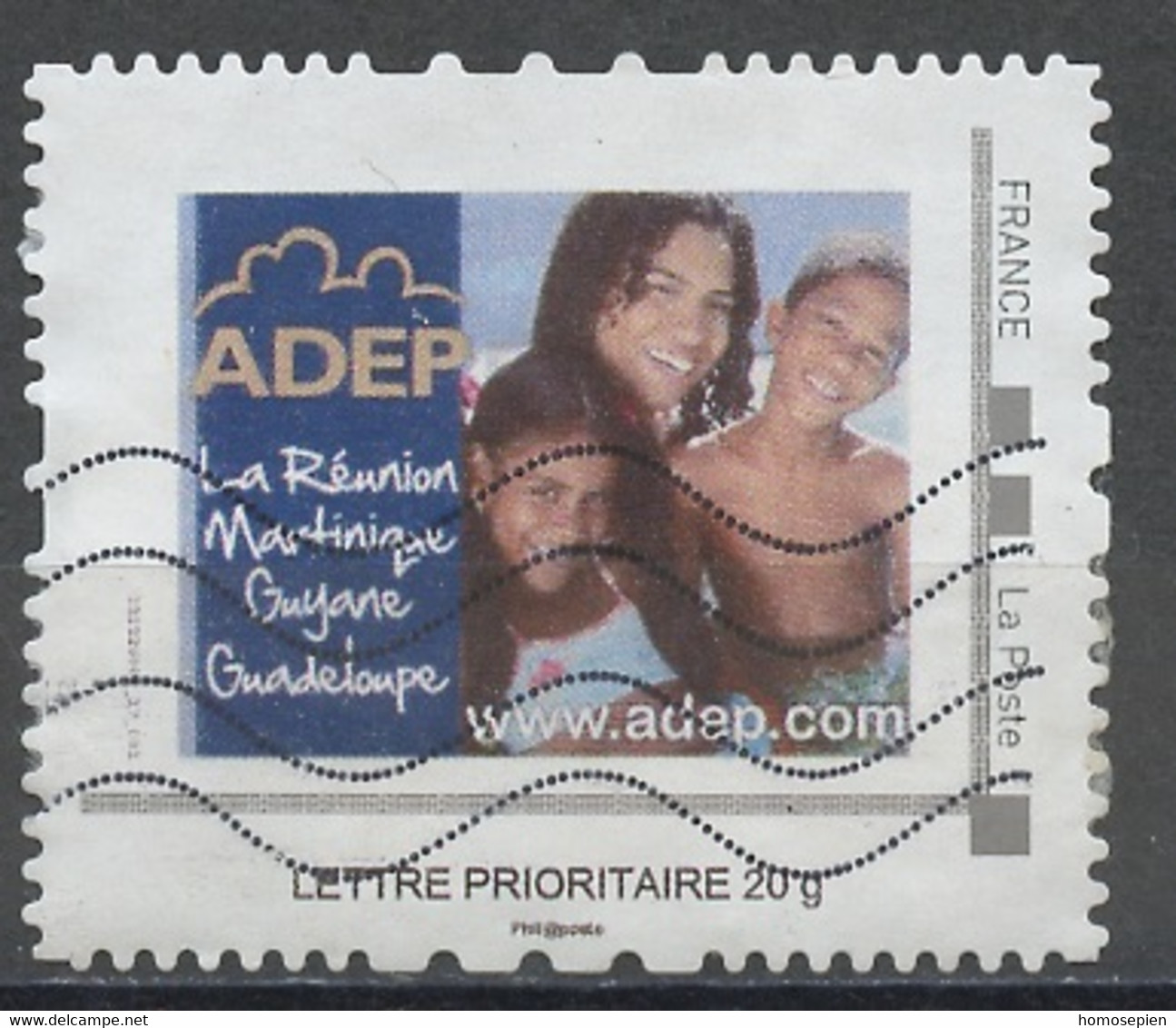 France - Frankreich Timbre Personnalisé 2008 Y&T N°IDT07-010 - Michel N°BS(?) (o) - ADEP - Oblitérés