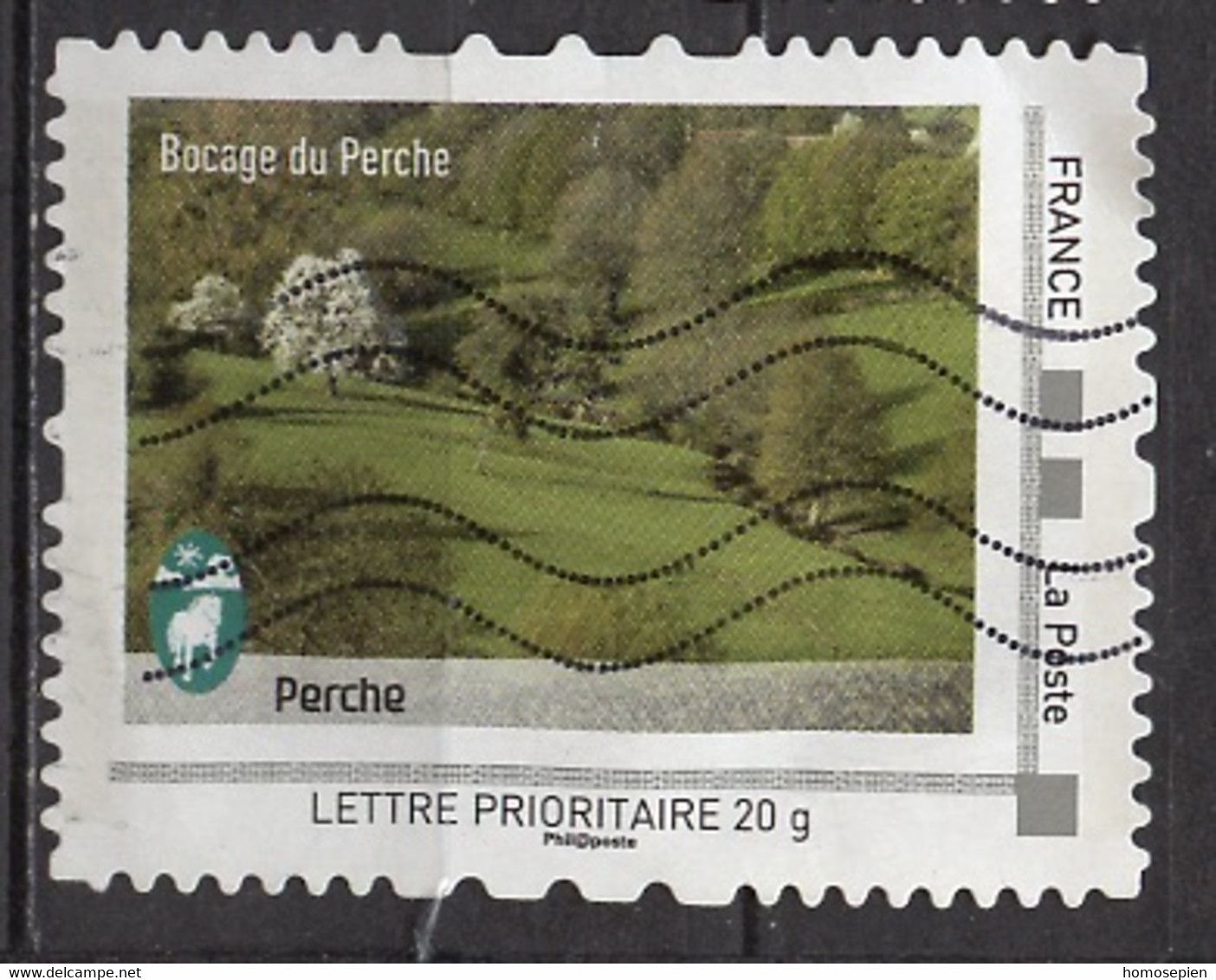 France - Frankreich Timbre Personnalisé 2008 Y&T N°IDT07-014 - Michel N°BS(?) (o) - Bocage Du Perche - Used Stamps