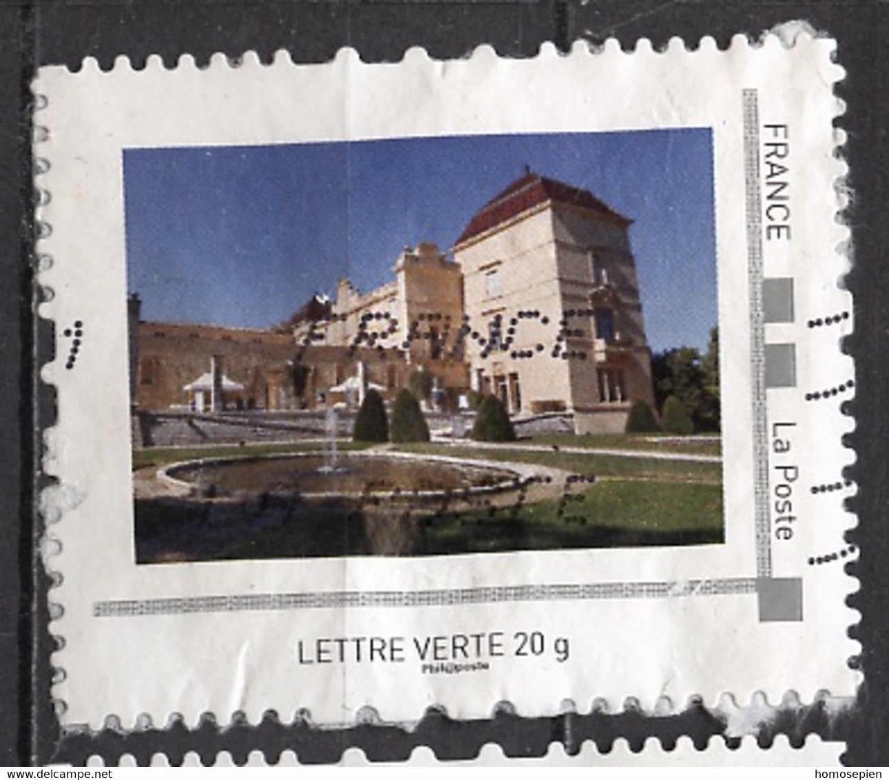 France - Frankreich Timbre Personnalisé 2010 Y&T N°IDT67A-011 - Michel N°BS(?) (o) - Château Et Jardin - Used Stamps