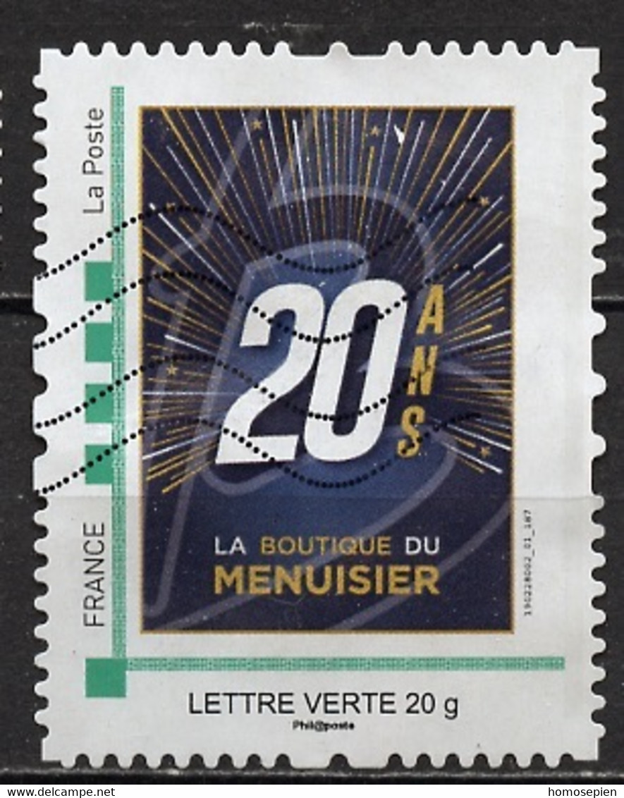 France - Frankreich Timbre Personnalisé 2010 Y&T N°IDT73A-007 - Michel N°BS(?) (o) - 20ans La Boutique Du Menuisier - Used Stamps