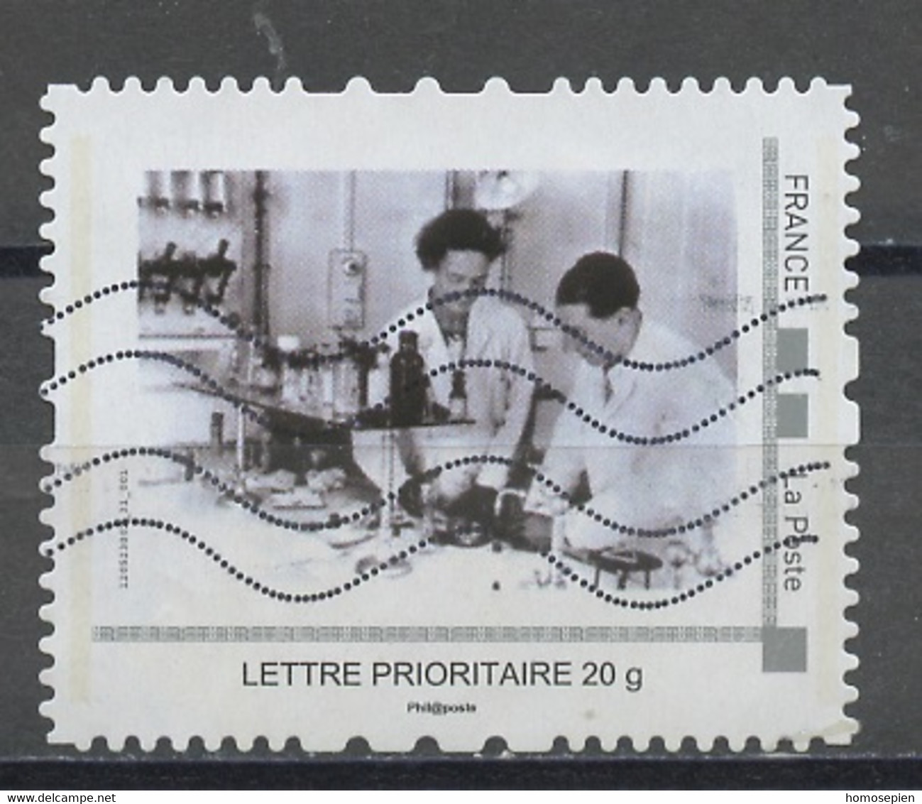 France - Frankreich Timbre Personnalisé 2007 Y&T N°MTAM01-010 - Michel N°BS(?) (o) - Chercheurs - Used Stamps