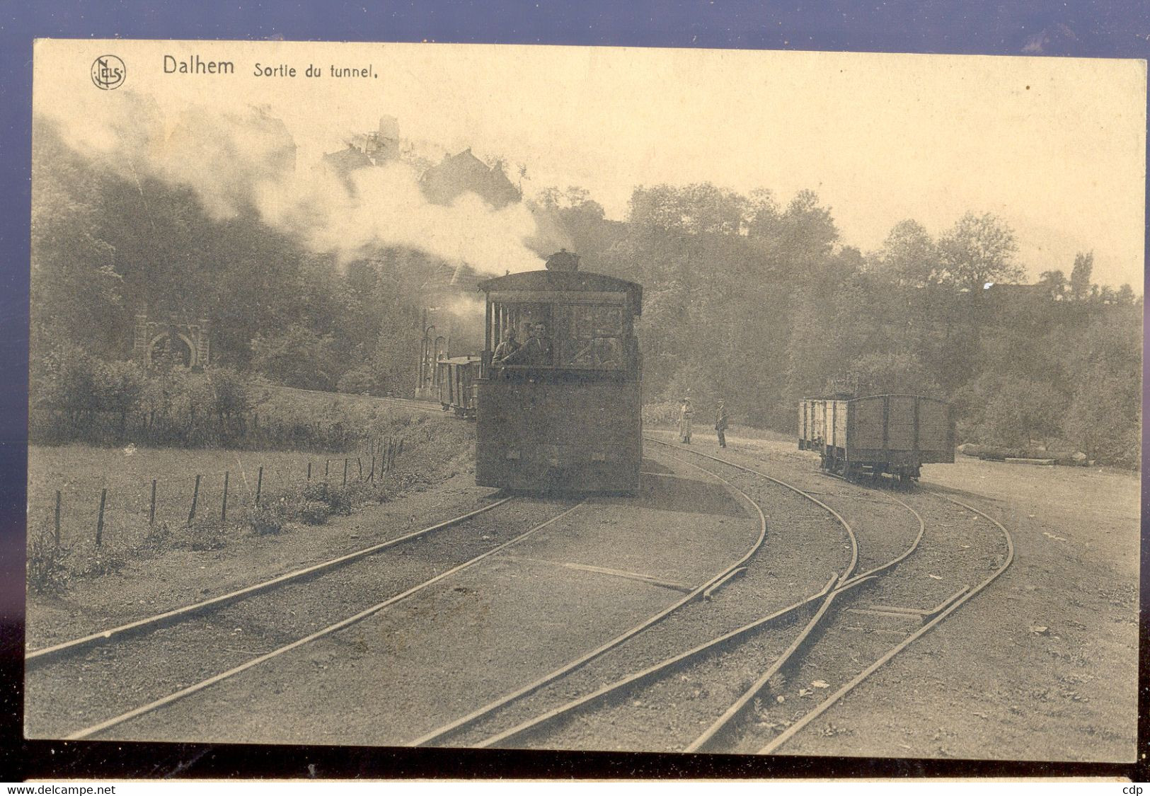 Cpa Dalhem  Tram Vapeur - Dalhem