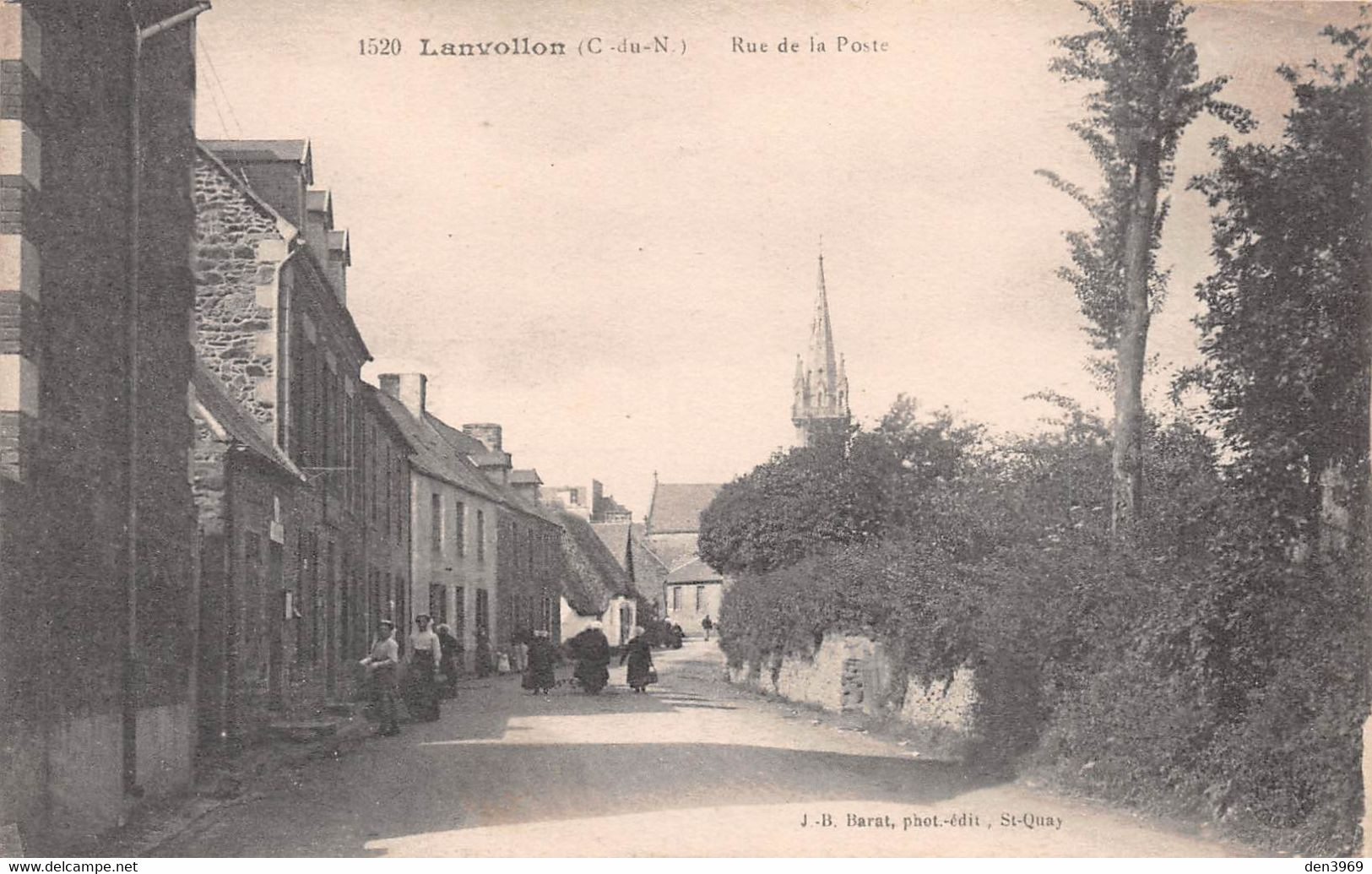 LANVOLLON - Rue De La Poste - Lanvollon