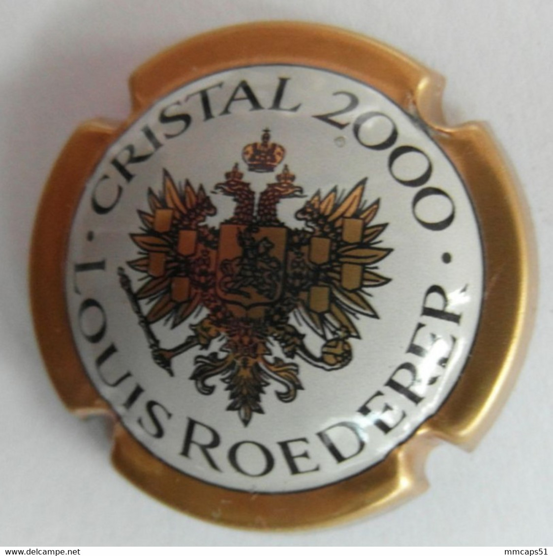 AN 2000 JEROBOAM ROEDERER  Cristal 2000 , N°98 . Capsule De Champagne - Roederer, Louis