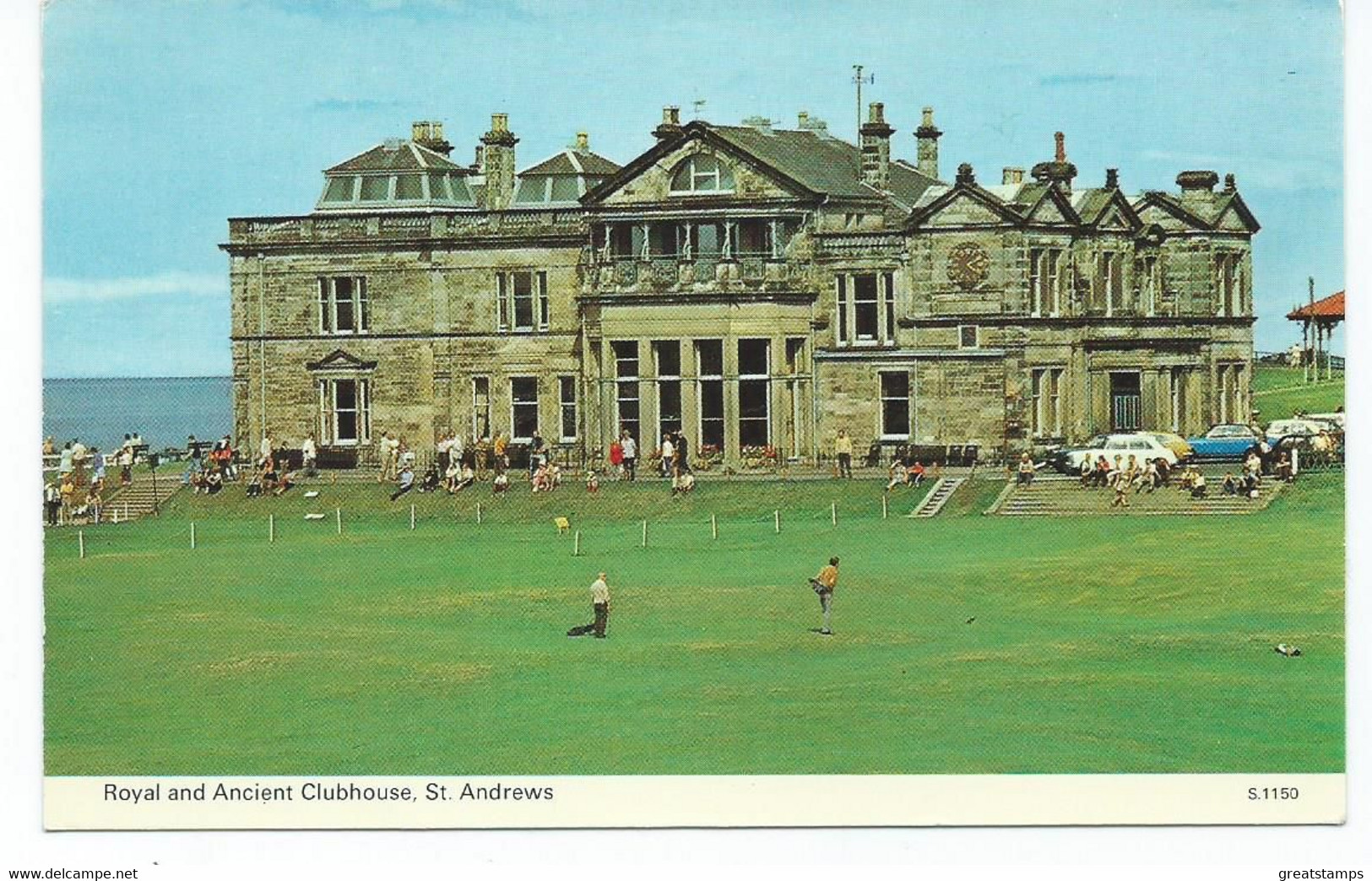 Scotland Fife  Postcard  Golf Club St. Andrews Royal And Ancient Clubhouse. Unused Vintage Dennis Card - Fife