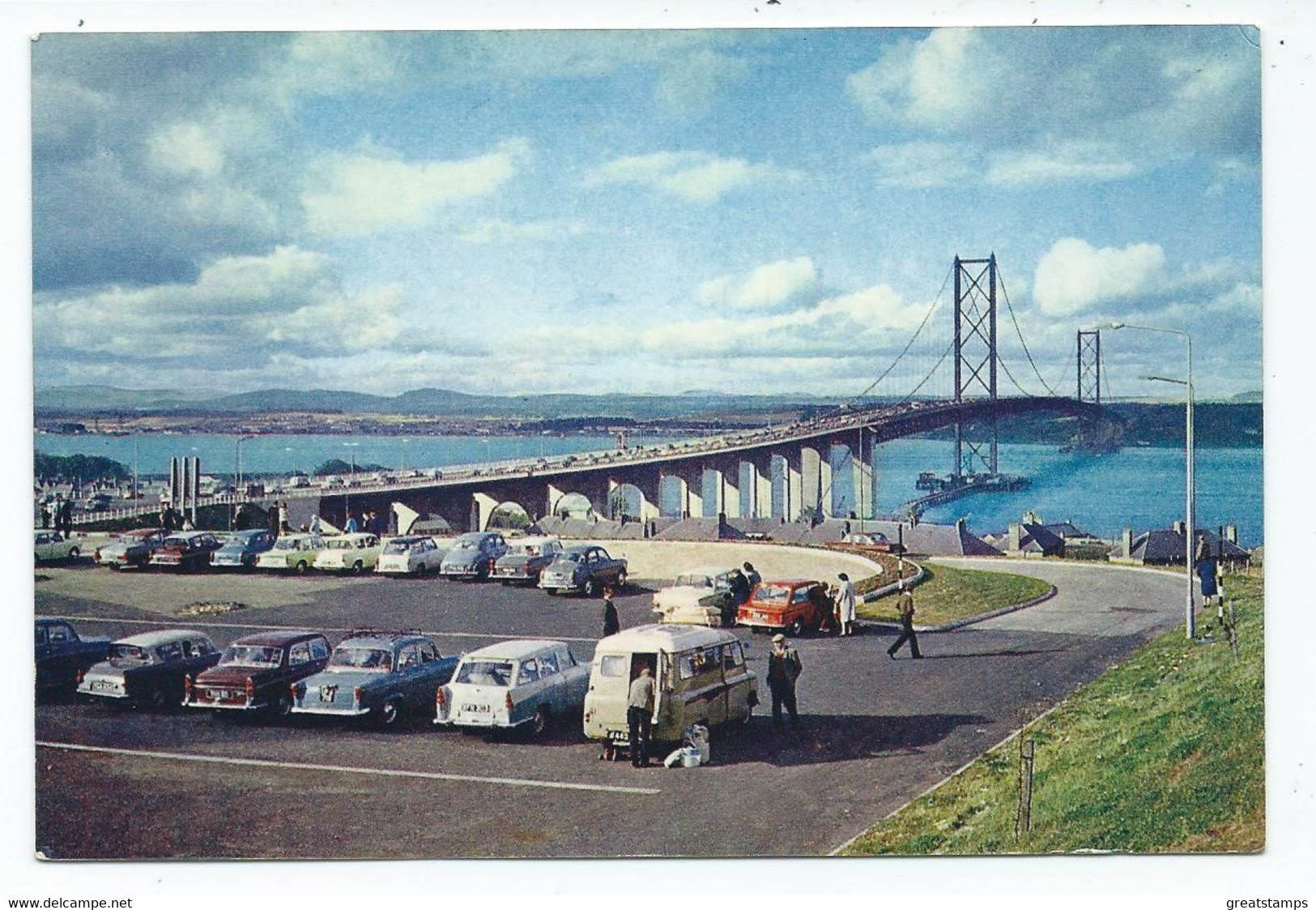 Postcard Rp Fife  Scotland  Forth  Bridge Unused  Dixon Card South Queensferry - Fife