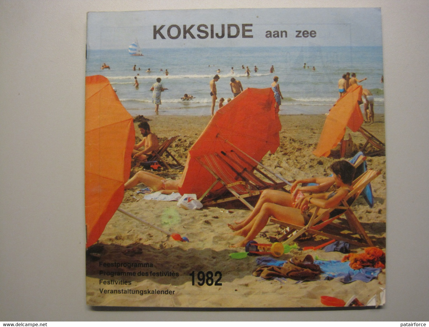 Feestprogramma Koksijde 1982 - Dépliants Touristiques