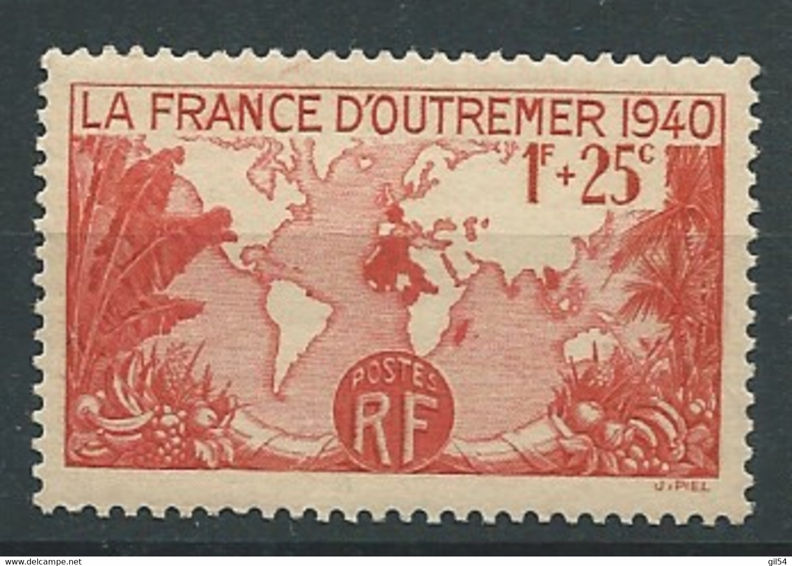 France  - Yvert N° 453 **  1 Valeur Neuve Sans Trace De Charniere - ( Cote Yvert 3,50 Euros)   - Bip6118 - Unused Stamps