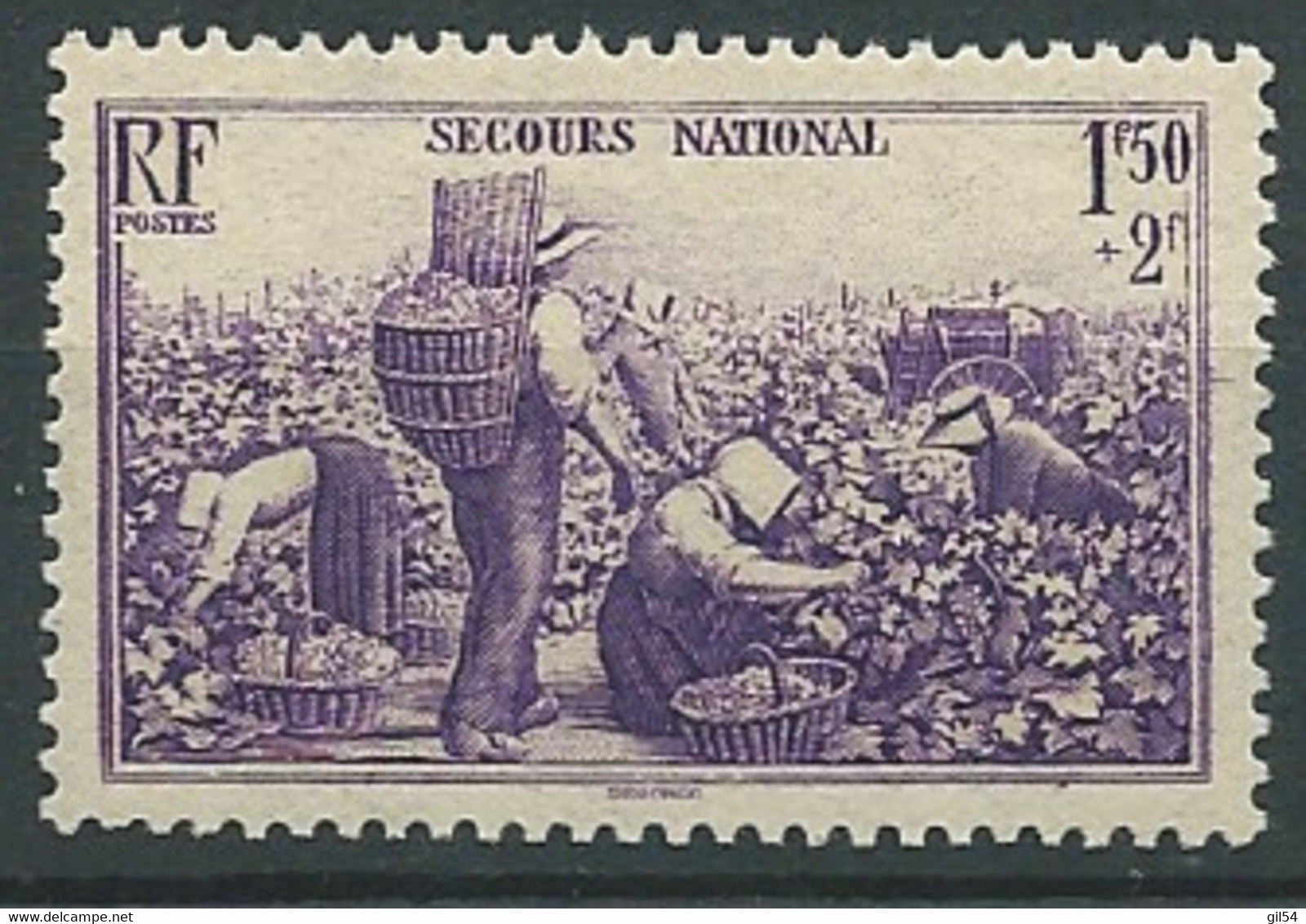 France  - Yvert N° 468  **  1 Valeur Neuve Sans Trace De Charniere - ( Cote Yvert 5 Euros)   - Bip6123 - Unused Stamps