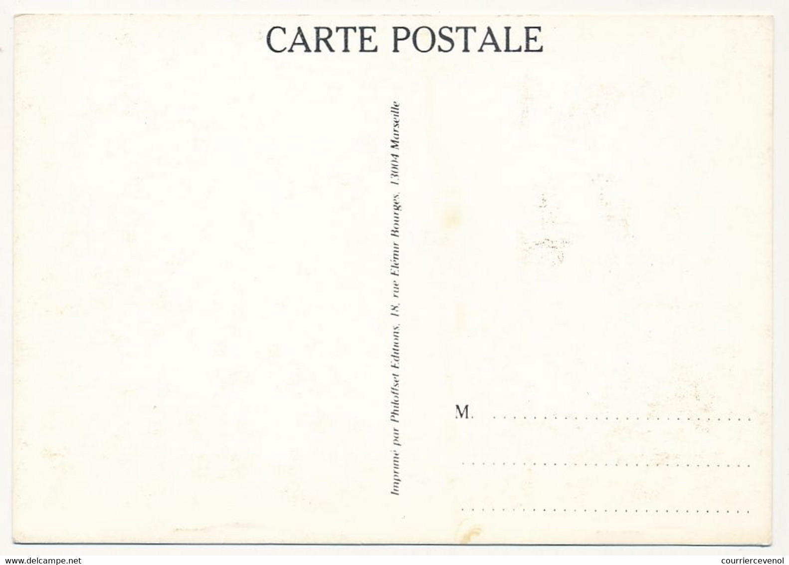 Carte Souvenir - Cachet Temporaire "150eme Anniversaire De La Mort D'Ampère - Lycée Thiers - Marseille - Juin 1986" - Commemorative Postmarks