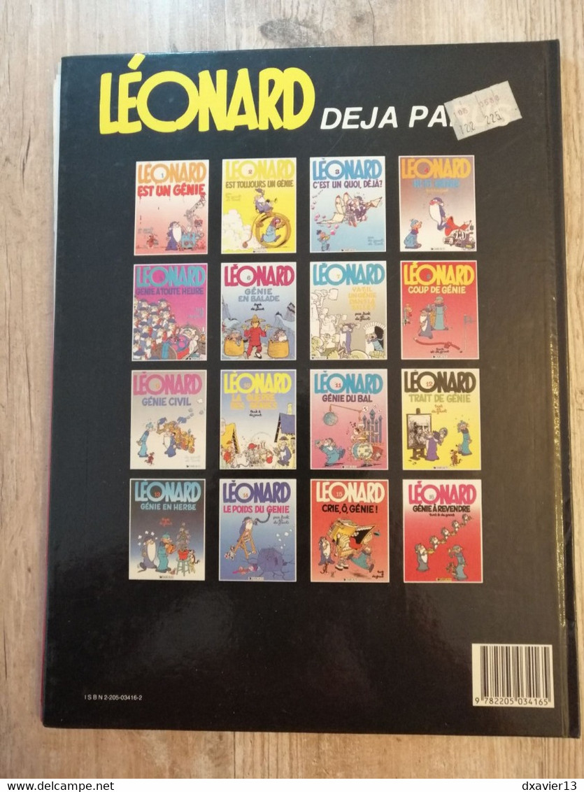 Bande Dessinée - Léonard 16 -  Génie à Revendre (1987) - Léonard