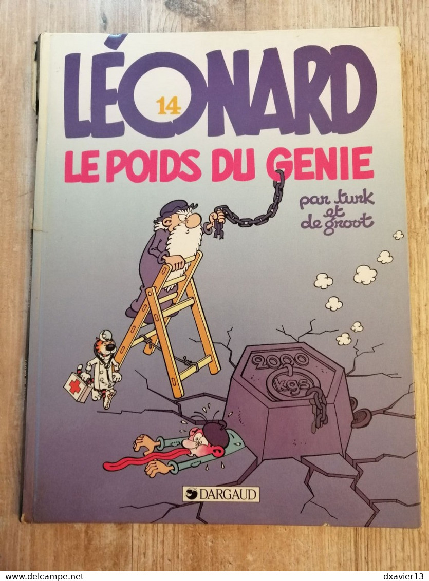 Bande Dessinée - Léonard 14 - Le Poids Du Génie (1986) - Léonard