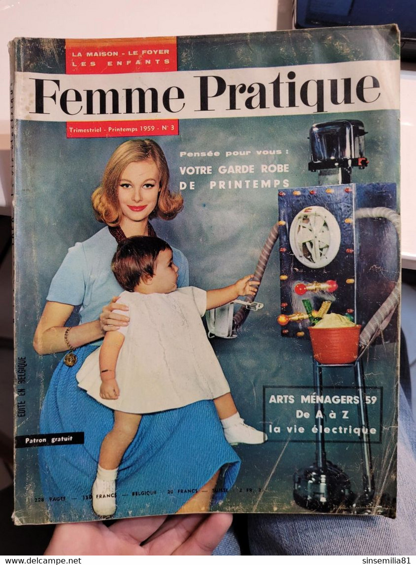 Femme Pratique N° 3 Du 01/04/1959 - Casa & Decorazione