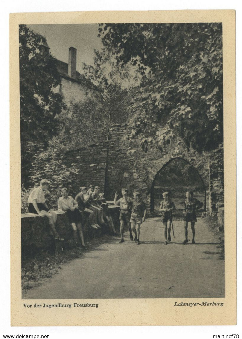 5241 Vor Der Jugendburg Freusburg Jugendherbergsverlag 1952 Kirchen Sieg - Kirchen