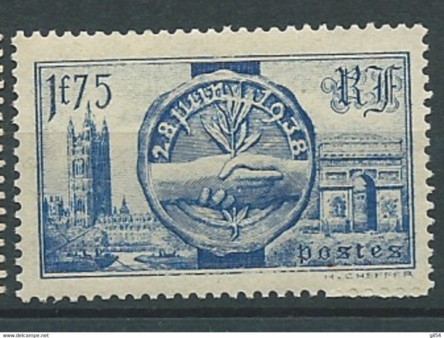 France - Yvert N° 400 ** , 1 Valeur Neuve Sans Trace De Charnière, (cote Yvert = 1,40 Euros)  - Bip 6213 - Unused Stamps
