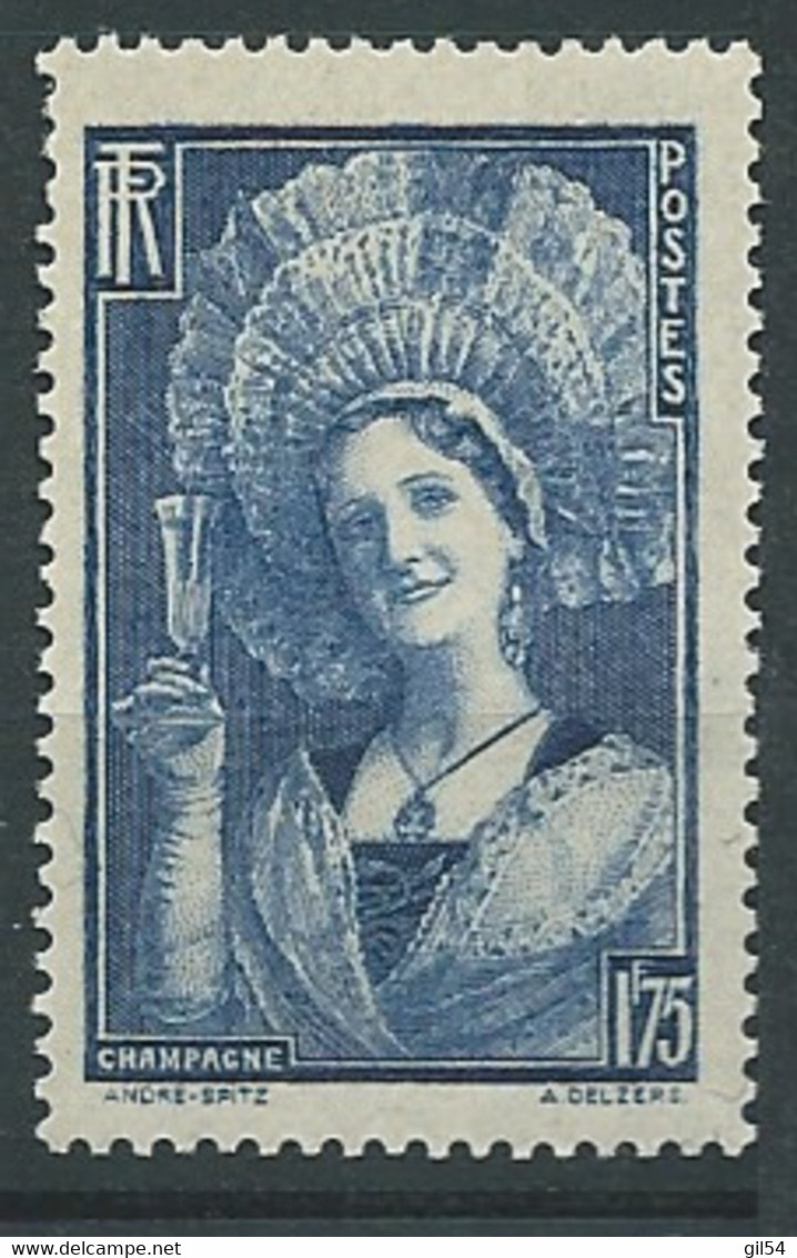 France - Yvert N° 388 ** , 1 Valeur Neuve Sans Trace De Charnière, (cote Yvert = 10 Euros)  - Bip 6225 - Ungebraucht