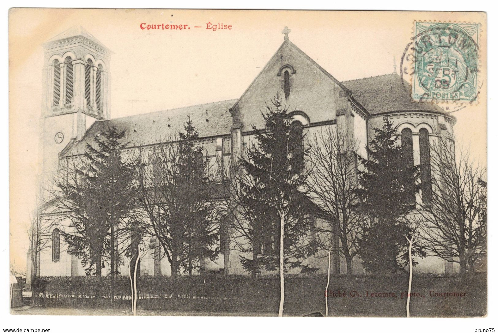 61 - COURTOMER - Eglise - 1905 - Courtomer