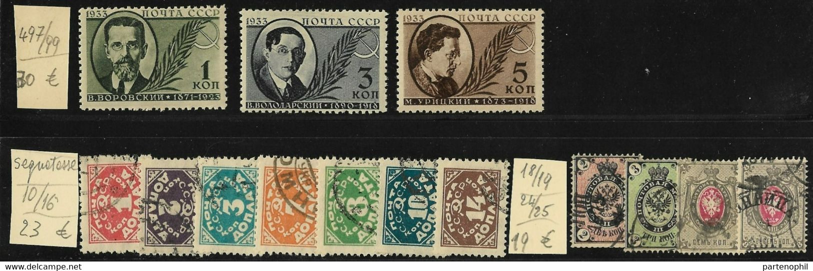 Russia -  Lot MH/used - Collections