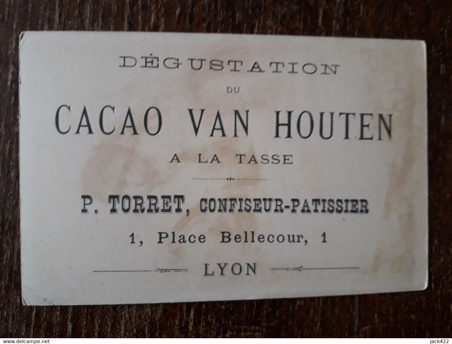 L37/626 CHROMO CACAO VAN HOUTEN . ALLEMAGNE - Van Houten