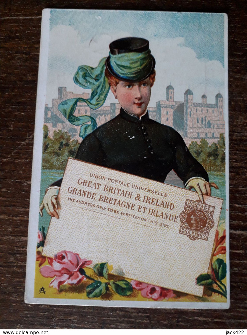 L37/627 CHROMO CACAO VAN HOUTEN . GRANDE BRETAGNE ET IRLANDE - Van Houten