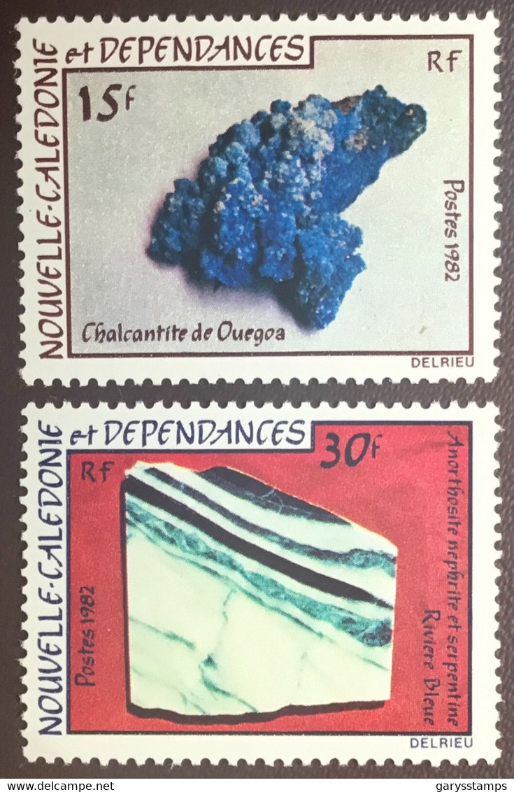 New Caledonia 1982 Rocks & Minerals MNH - Other & Unclassified