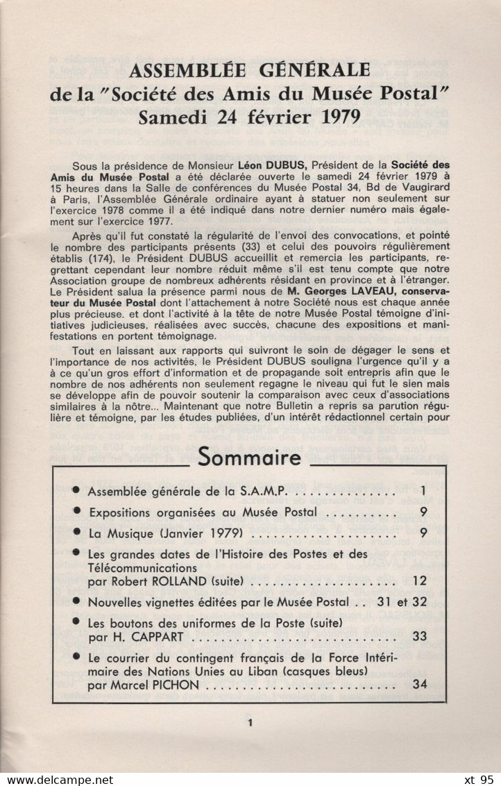 Relais - N°61 - Voir Sommaire - Amis Du Musee Postal - Autres & Non Classés
